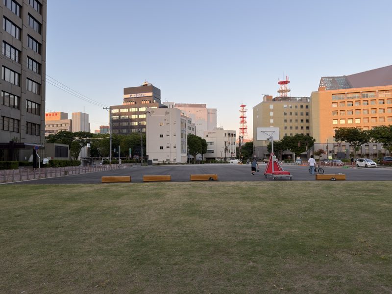 富山県管理広場(NHK富山放送会館跡地)のイベント撤去・原状回復完了後